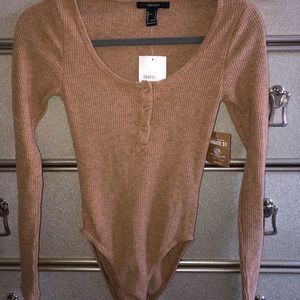 Camel colored bodysuit